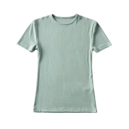 Casual Summer Woman Skinny Fit T-shirt Tight Short-Sleeve O-neck Tee Basic Solid Crop Tops T Shirt