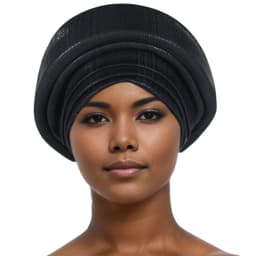 Shining Women's Turban Cap Multilayer African Head Wraps Headtie Female Wedding Party Headpiece Daily Headscarf
