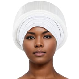 Shining Women's Turban Cap Multilayer African Head Wraps Headtie Female Wedding Party Headpiece Daily Headscarf