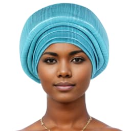 Shining Women's Turban Cap Multilayer African Head Wraps Headtie Female Wedding Party Headpiece Daily Headscarf