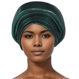 Shining Women's Turban Cap Multilayer African Head Wraps Headtie Female Wedding Party Headpiece Daily Headscarf