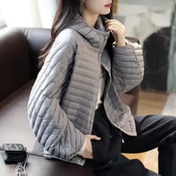 2024 Autumn/Winter New Lightweight Autumn/Winter Jacket Women's Fashion Lightweight Hooded Loose Parker Down Cotton Coat Women's