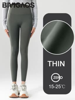 BIVIGAOS Women's Autumn Winter Thickened Alpaca Velvet Black Shark Leggings High Waist Slim Seamless Fleece Warm Leggings