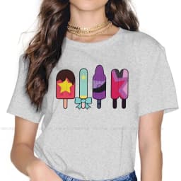 Steven Universe Animation Science Fiction TShirt for Woman Girl 5XL He Crystal Gems Soft Leisure Sweatshirts T Shirt Novelty