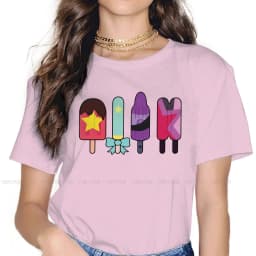 Steven Universe Animation Science Fiction TShirt for Woman Girl 5XL He Crystal Gems Soft Leisure Sweatshirts T Shirt Novelty