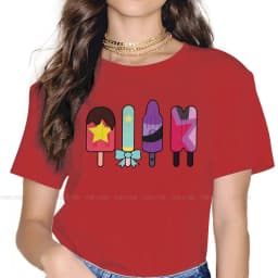 Steven Universe Animation Science Fiction TShirt for Woman Girl 5XL He Crystal Gems Soft Leisure Sweatshirts T Shirt Novelty