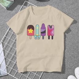 Steven Universe Animation Science Fiction TShirt for Woman Girl 5XL He Crystal Gems Soft Leisure Sweatshirts T Shirt Novelty
