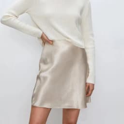 Elegant Satin Women Skirts Solid Side Zipper Faldas Mujer Ladies Casual Slim Chic Sexy Mini Skirt Korean Summer Clothes