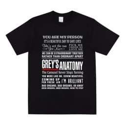 Grey's Anatomy Shirt Greys Anatomy Quotes T-shirt You Are My Person Shirt It's A Beautiful Day To Save Lives Shirt Graphic Tee