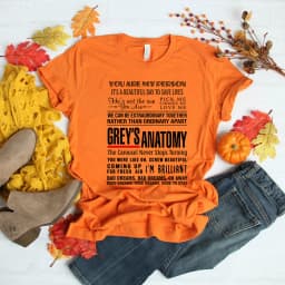 Grey's Anatomy Shirt Greys Anatomy Quotes T-shirt You Are My Person Shirt It's A Beautiful Day To Save Lives Shirt Graphic Tee
