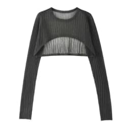 O Neck Long Sleeve Knit Shirt Women Ribbed Sexy Hollow Out Cropped Tops Summer Black Casual Skinny Slim Basic Woman T Shirts