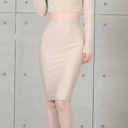 Women Elegant Bandage Skirts Sexy Club Party High Waist Skirts Ladies Bodycon Pencil Skirt