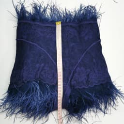 The Latest 100% Ostrich Feather Shorts Fashionable Sexy Comfortable Lace Fabric High Elasticity Suitable for Nightclubs Parties