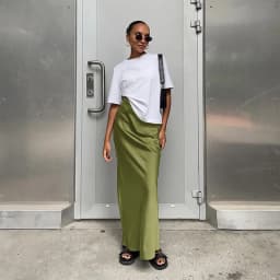 Elegant Satin Black Trumpet Skirts Fashion Slim High Waist Skirts Women Female 2024 Solid Office Long Skirt Spring Summer