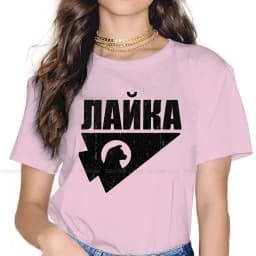 Kate Bishop 4XL TShirt for Girl Laika First Space Dog Creative Graphic T Shirt Stuff Ofertas