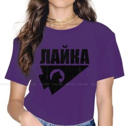 Kate Bishop 4XL TShirt for Girl Laika First Space Dog Creative Graphic T Shirt Stuff Ofertas