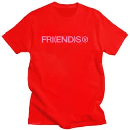 Soft Taehyung Fri(end)s T-shirts Letter Graphic Printing Korean Style Tee-shirt Short Sleeve Grunge Clothes Cotton High Quality