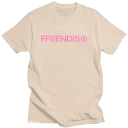Soft Taehyung Fri(end)s T-shirts Letter Graphic Printing Korean Style Tee-shirt Short Sleeve Grunge Clothes Cotton High Quality