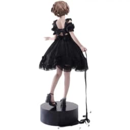 Coalfell Original Solid Color "Swan's Death" Lolita JSK Dress Women FS Full Set Lolita Vestido Fairy Dress Birthday Party Dress
