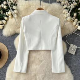 Chic Turn-down Collar Basics Long Sleeve Elegant Rhinestone Butterfly Loose Coat French Streetwear High Street Autumn Winter Top