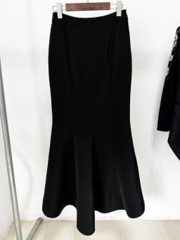 HIGH STREET Newest Fashion 2026 Women's Diamonds Rhinestone Beaded Blazer Mermaid Long Skirt