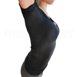 Round Neck Sweat Proof Undershirt Natural Eco-Friendly Anti Perspiration T Shirt Resilient Sweatsuit Women Top Female Clothing
