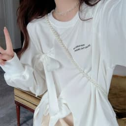 New Sweet Bandage Hoodies Oversized Women Autumn O-Neck Long Sleeve Tops Kawaii Bow Pullover Sweatshirts Woman
