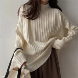 2025 Multicolor Turtleneck Knitted Sweater Women New Long Sleeved Loose Pullover Sweaters Autumn Winter Fashion