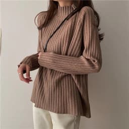2025 Multicolor Turtleneck Knitted Sweater Women New Long Sleeved Loose Pullover Sweaters Autumn Winter Fashion