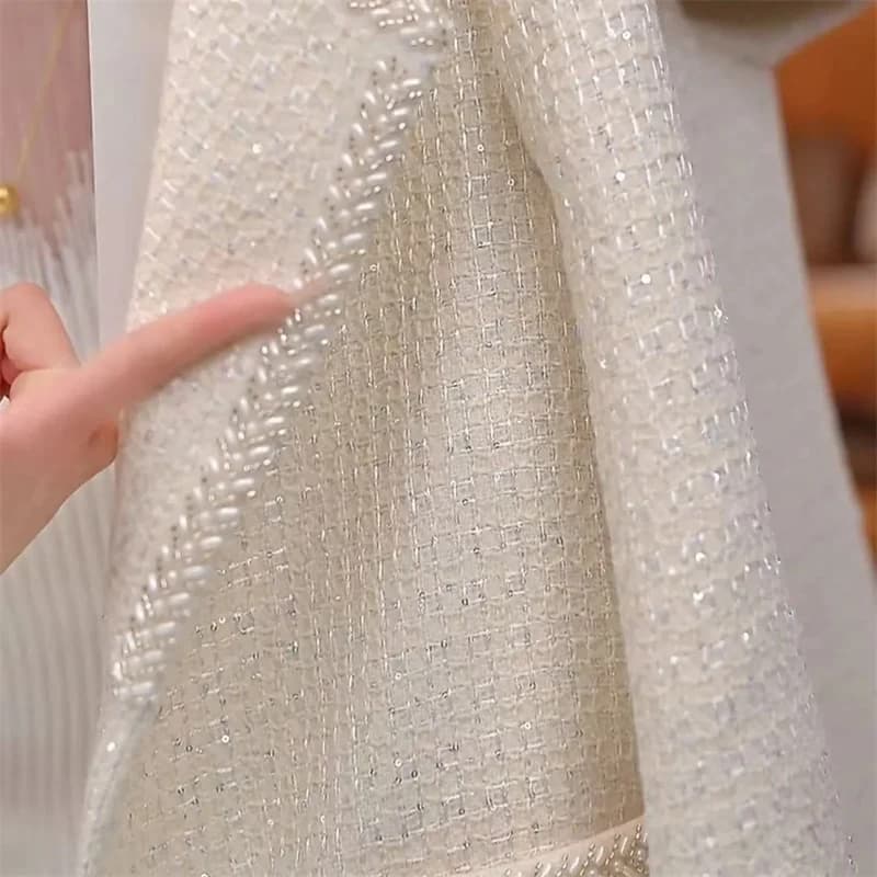 French Small Fragrance Coat Wool Tweed Jacket Women Autumn 2026 New Outwear High Sense Overcoat Preparation Celebrity Top Female