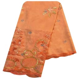 African Women Scarfs 2024 Fashion Hot Sale Big Circle Design Big Embrodiery Cotton Big Size Muslim Scarf for Shawls Pashmina
