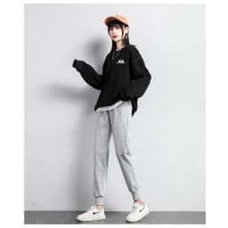Women's Harem Sports Pants Casual Urban Sweatpants Vintage Joggers Harajuku Korean Fashion Streetwear Female Trouser Suits 2021