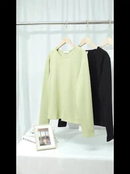 Spring Autumn Cotton Women Tshirt Knitted Casual Solid Long Sleeve Tees Harajuku Korean Fashion Tops Camisetas De Mujer