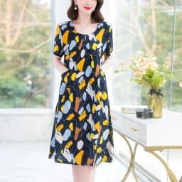 New Fashion Summer Women For women 2023 Plus Size Dress Casual Vintage Elegant Floral Dresses Woman Clothes