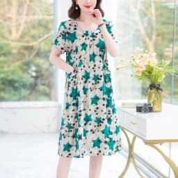 New Fashion Summer Women For women 2023 Plus Size Dress Casual Vintage Elegant Floral Dresses Woman Clothes