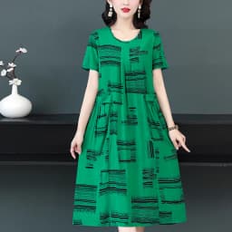 New Fashion Summer Women For women 2023 Plus Size Dress Casual Vintage Elegant Floral Dresses Woman Clothes