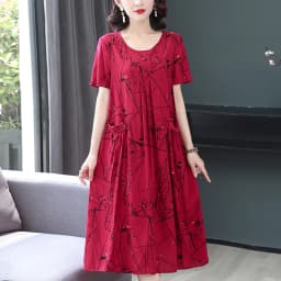 New Fashion Summer Women For women 2023 Plus Size Dress Casual Vintage Elegant Floral Dresses Woman Clothes
