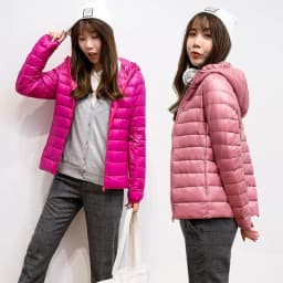 2024 Winter Ultra Light Duck Down Jacket Women Slim Short Coat Hooded Warm Female Portable Parkas Women's Down Jackets