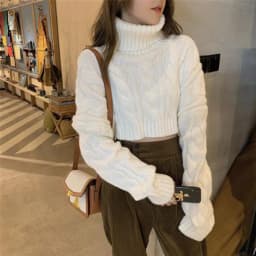 2022 Autumn Winter Women Turtleneck Sweater Loose  Elegant Warm Knitted Pullovers Fashion Solid Tops Knitwear Jumper