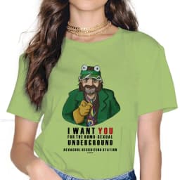 Disco Elysium Revachol RPG Game TShirt for Woman Girl 4XL Recruitment Basic Summer Sweatshirts T Shirt Novelty Fluffy