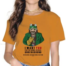 Disco Elysium Revachol RPG Game TShirt for Woman Girl 4XL Recruitment Basic Summer Sweatshirts T Shirt Novelty Fluffy
