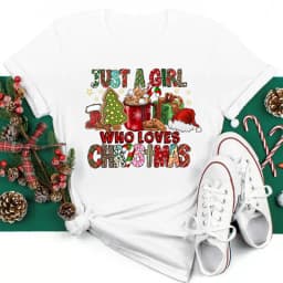Women Christmas Santa Hat Print Black T Shirt Christmas Xmas Gifts Women's Top Tees Tshirt Harajuku Fashion New Year T-shirt