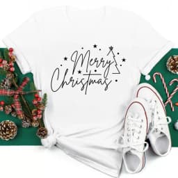 Women Christmas Santa Hat Print Black T Shirt Christmas Xmas Gifts Women's Top Tees Tshirt Harajuku Fashion New Year T-shirt
