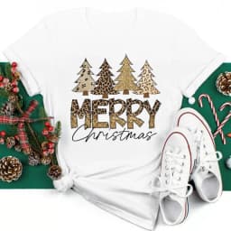 Women Christmas Santa Hat Print Black T Shirt Christmas Xmas Gifts Women's Top Tees Tshirt Harajuku Fashion New Year T-shirt