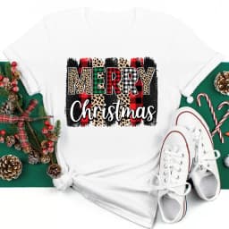 Women Christmas Santa Hat Print Black T Shirt Christmas Xmas Gifts Women's Top Tees Tshirt Harajuku Fashion New Year T-shirt
