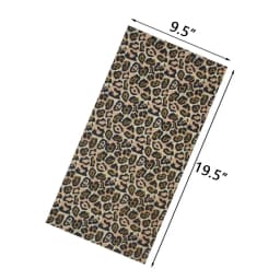 Animal Printed Neck Gaiter Bandana Leopard Pattern Tube Scarf for Women Men Headband for Cycling Hunting Hiking Camping Biking