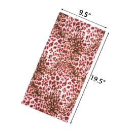 Animal Printed Neck Gaiter Bandana Leopard Pattern Tube Scarf for Women Men Headband for Cycling Hunting Hiking Camping Biking