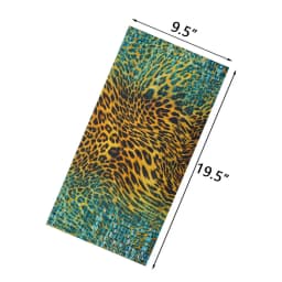 Animal Printed Neck Gaiter Bandana Leopard Pattern Tube Scarf for Women Men Headband for Cycling Hunting Hiking Camping Biking