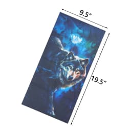 Animal Printed Neck Gaiter Bandana Leopard Pattern Tube Scarf for Women Men Headband for Cycling Hunting Hiking Camping Biking