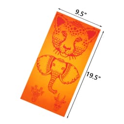 Animal Printed Neck Gaiter Bandana Leopard Pattern Tube Scarf for Women Men Headband for Cycling Hunting Hiking Camping Biking